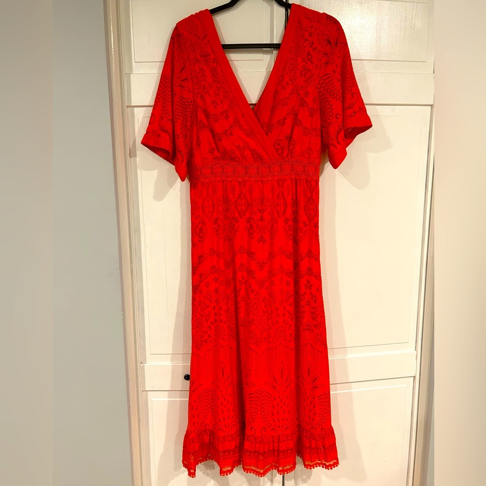 Farm Rio Orange Dress